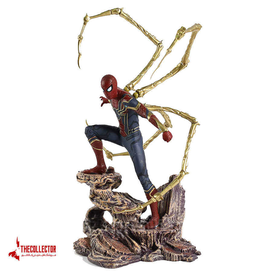 اکشن فیگور اسپایدرمن برند دایموند سلکت تویز سری اونجرز جنگ ابدیت Action Figure Spiderman Diamond Select Toys Series Avengers Infinity war