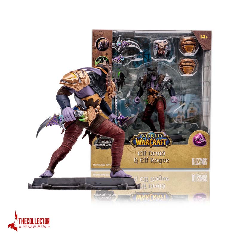 اکشن فیگور الف دروید/روگ | Elf Druid/Rogue: Epic | برند McFarlane Toys