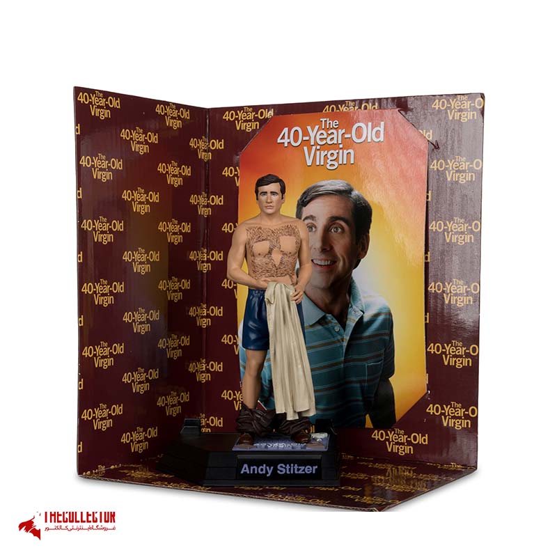 اکشن فیگور اندی استیتر | Andy Stitzer | فیلم The 40-Year-Old Virgin | برند McFarlane Toys | سری Movie Maniacs