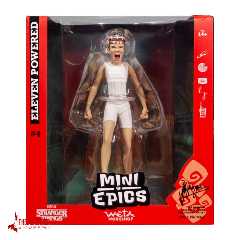فیگور MINI EPICS: Eleven Powered | سری Stranger Things | برند Weta Workshop