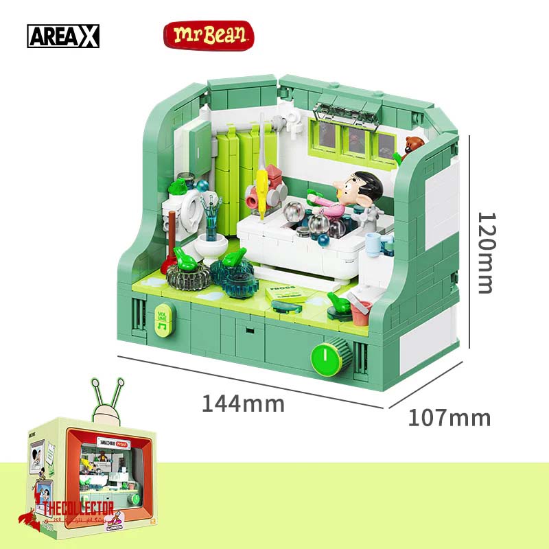فیگور ساختنی Area X | مدل Mr. Bean Bathroom | طراحی فانتزی و کلکسیونی