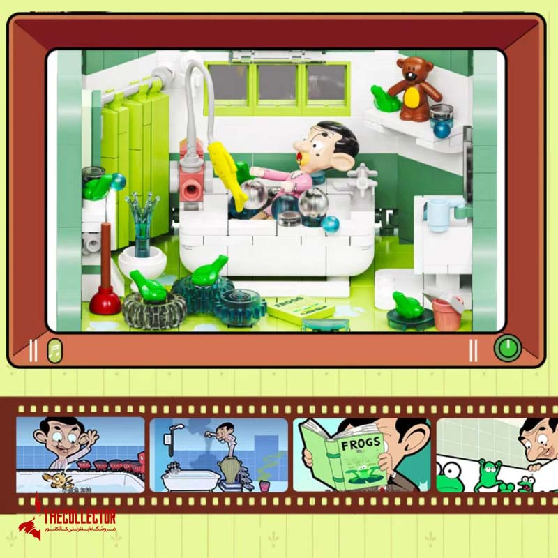 فیگور ساختنی Area X | مدل Mr. Bean Bathroom | طراحی فانتزی و کلکسیونی