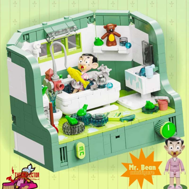 فیگور ساختنی Area X | مدل Mr. Bean Bathroom | طراحی فانتزی و کلکسیونی
