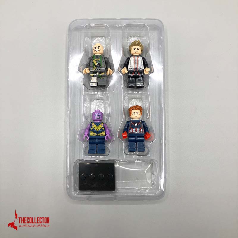 خرید فیگور لگو 20 عددی Avengers Infinity با پایه. مجموعه کامل شخصیت‌های محبوب مارول از آیرون من تا تانوس. مناسب کلکسیون و هدیه.