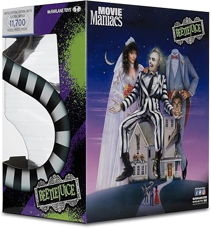فیگور بیتلجویس | Beetlejuice | سری Movie Maniacs | برند McFarlane Toys