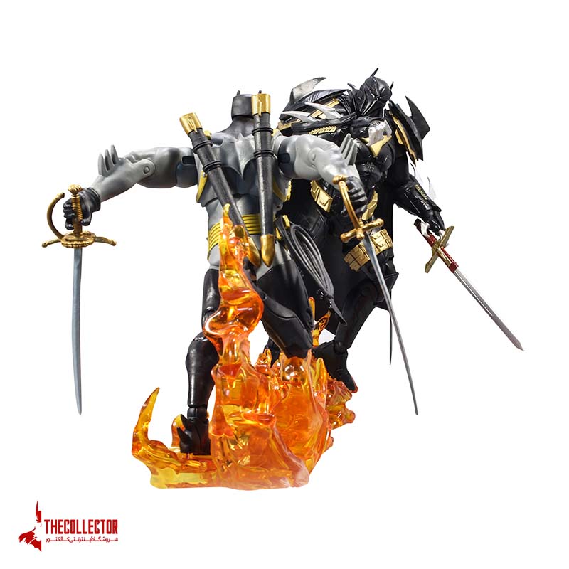 اکشن فیگور بتمن در برابر ازرائل زره بتمن | Batman vs Azrael Batman Armor 2 Pack McFarlane |