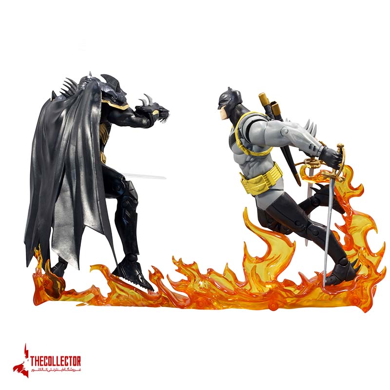 اکشن فیگور بتمن در برابر ازرائل زره بتمن | Batman vs Azrael Batman Armor 2 Pack McFarlane |
