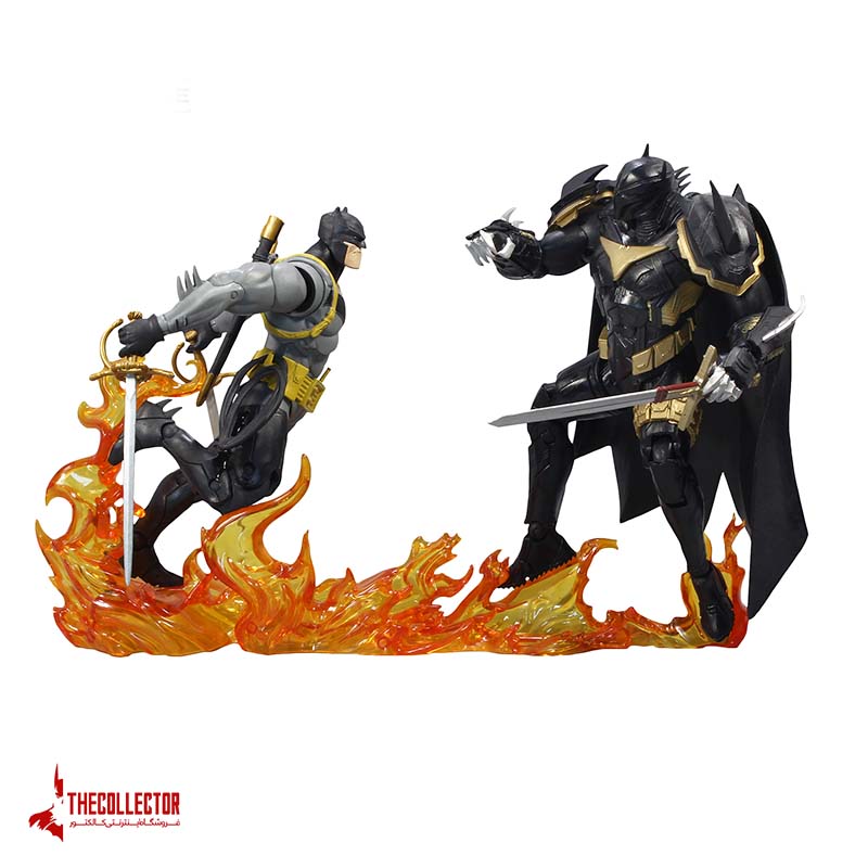 اکشن فیگور بتمن در برابر ازرائل زره بتمن | Batman vs Azrael Batman Armor 2 Pack McFarlane |